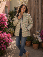Aveline | Veste matelassée avec imprimé floral vintage