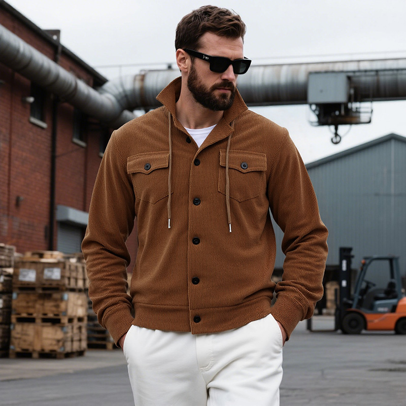 Bruno™ | Veste en velours côtelé avec boutons