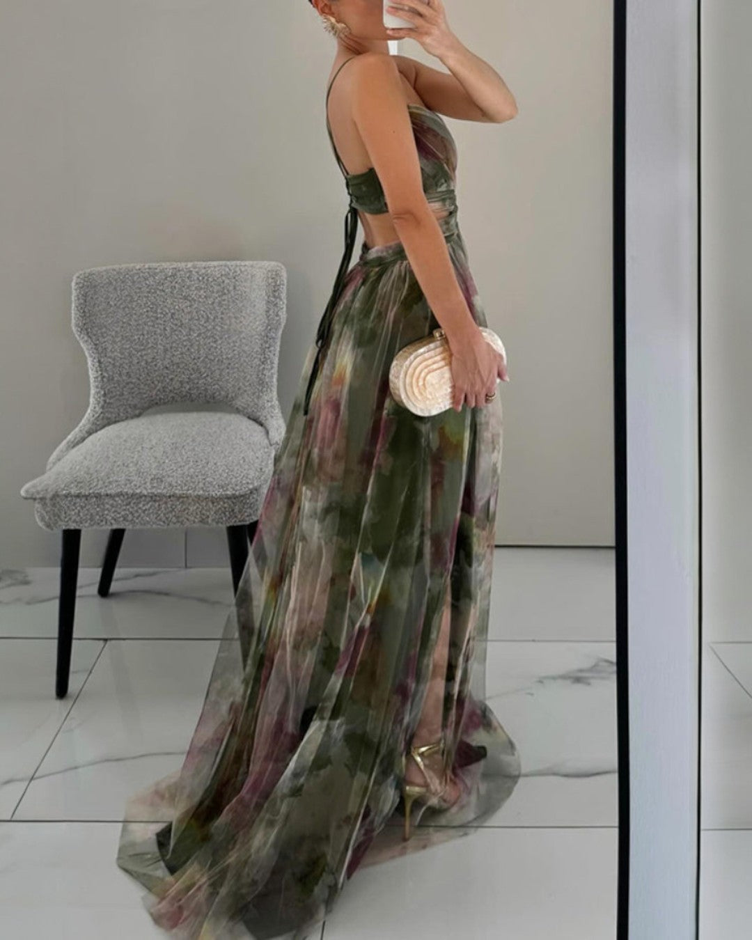 Claudia™ | Robe Maxi Élégance Florale (ÉDITION LIMITÉE!)