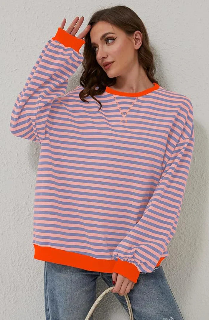 Agathe™ | Pull Rayé Oversize