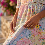Clara Waverly™ | Robe à Patchwork Floral