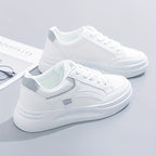 Baskets blanches chic confort léger