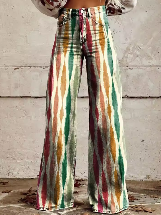 Isabella - Pantalon Boho Élégant