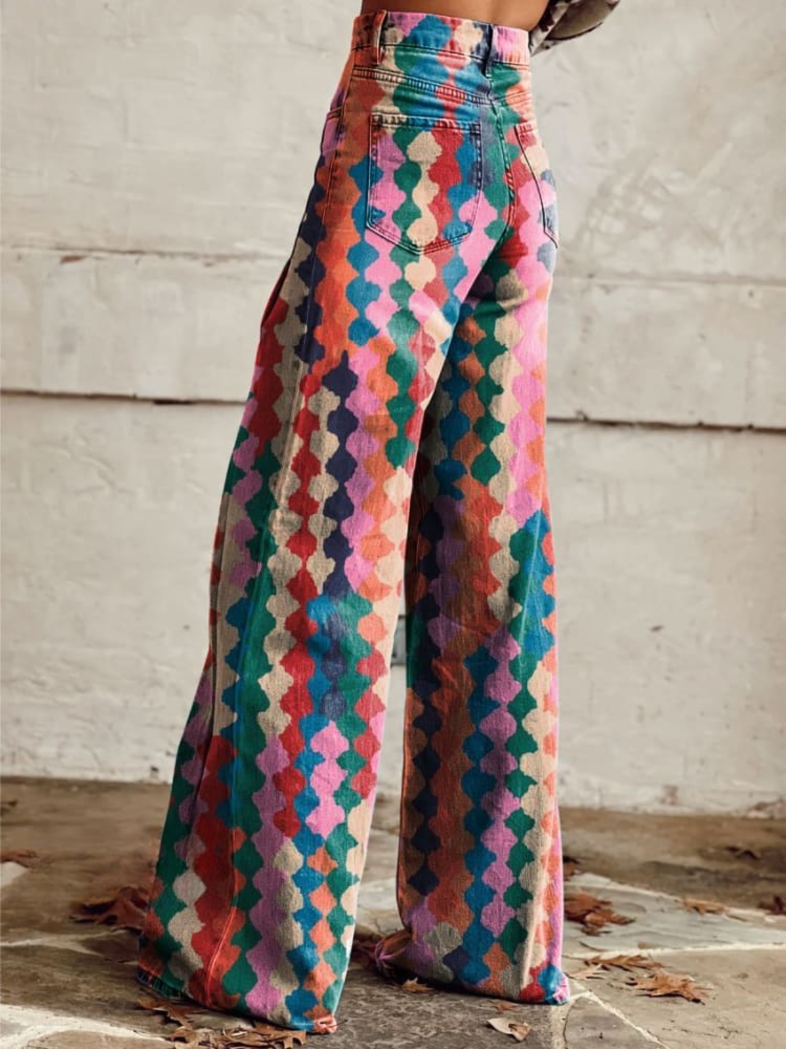 Amélie - Pantalon Boho Élégant