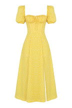 Aviana - Robe à Manches Bouffantes Bloom