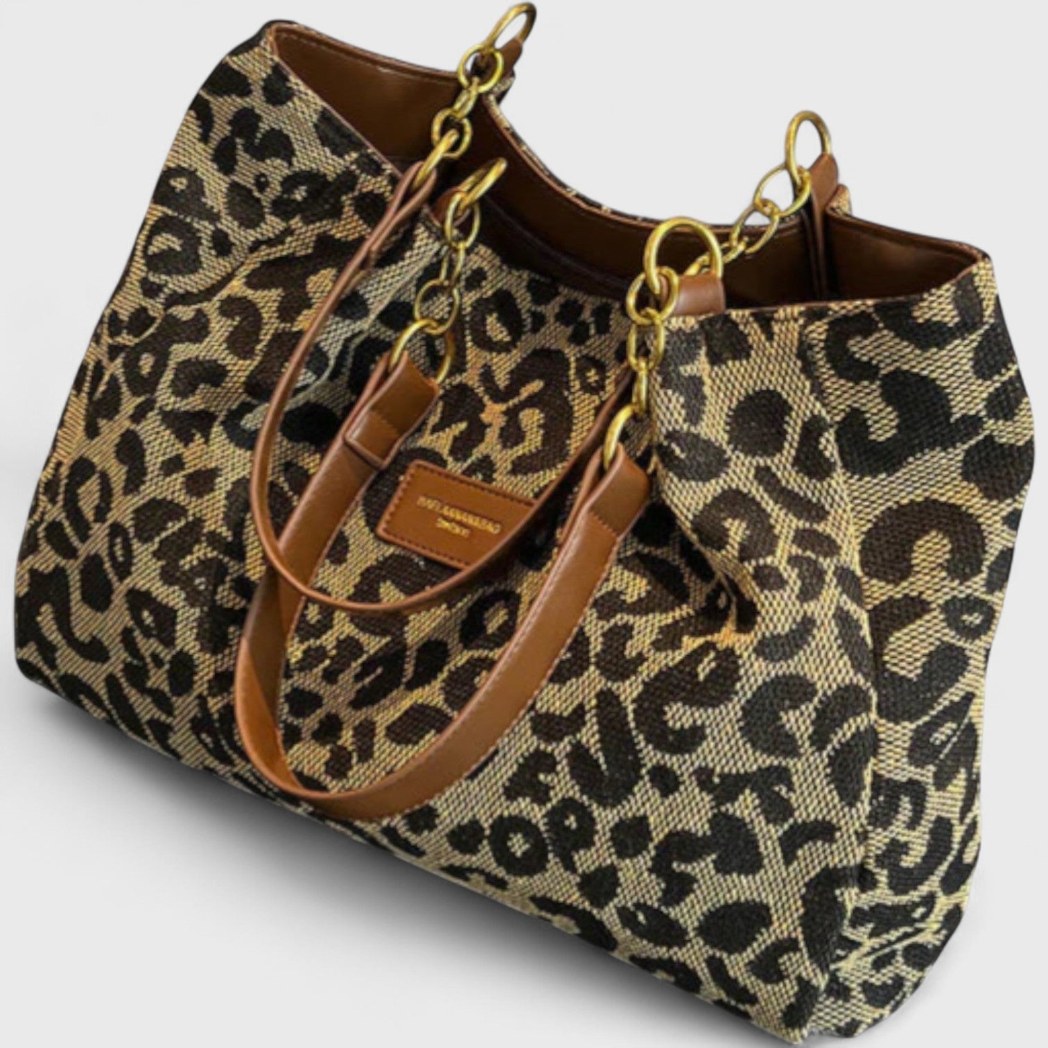 Valérie | Grand sac avec un élégant imprimé léopard