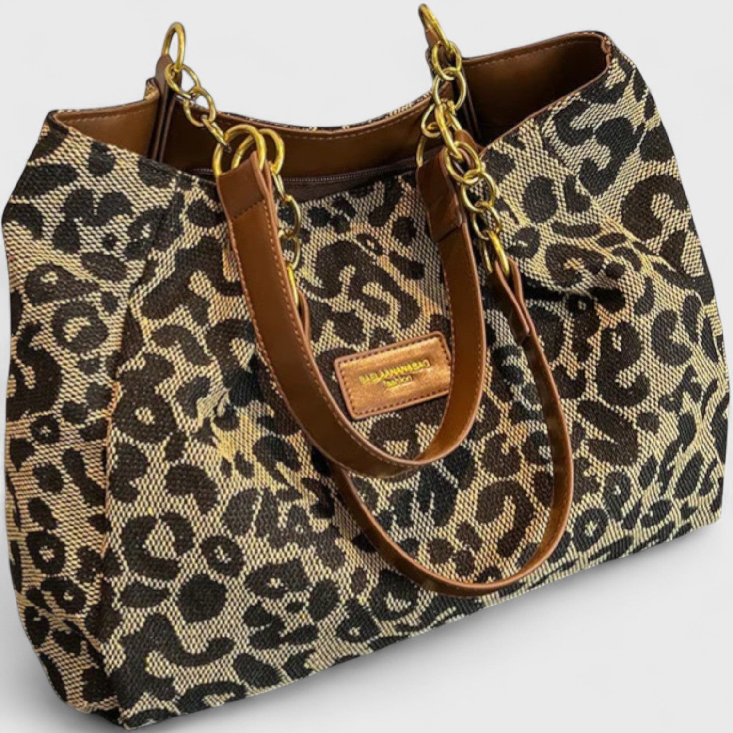 Valérie | Grand sac avec un élégant imprimé léopard