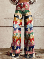 Léon - Pantalons Floraux Élégants