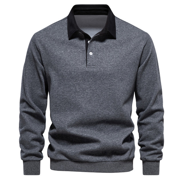 Luca™ | Pull Polo à Manches Longues
