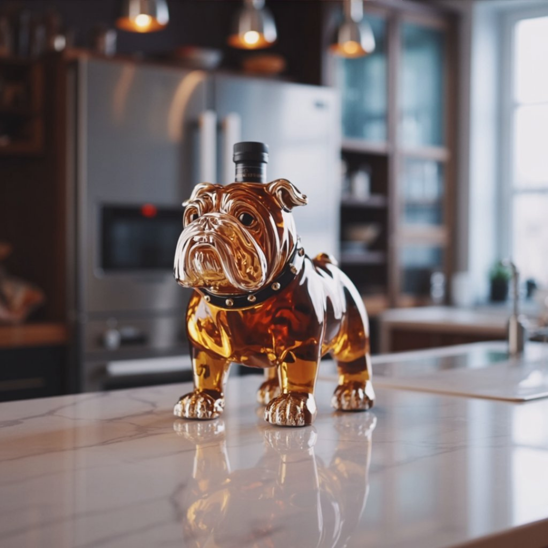 Bouteille de Whiskey - Édition Bulldog