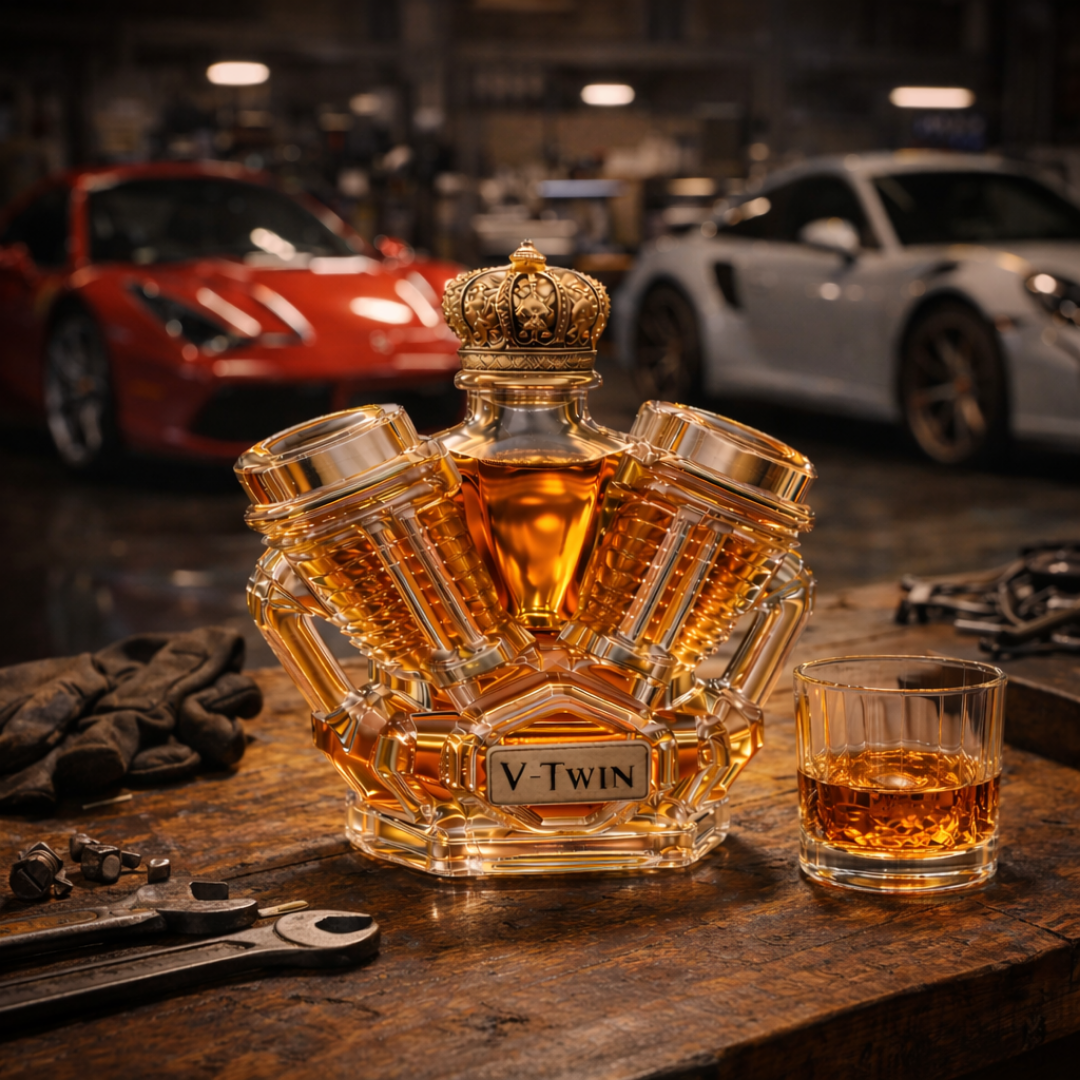 Flacon à Whiskey - Édition V8