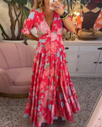 Floriana - Robe Florale Vibrante
