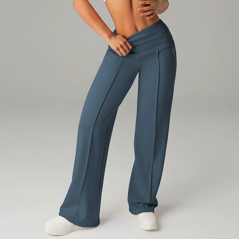 Florence™ — Pantalon large taille haute confortable
