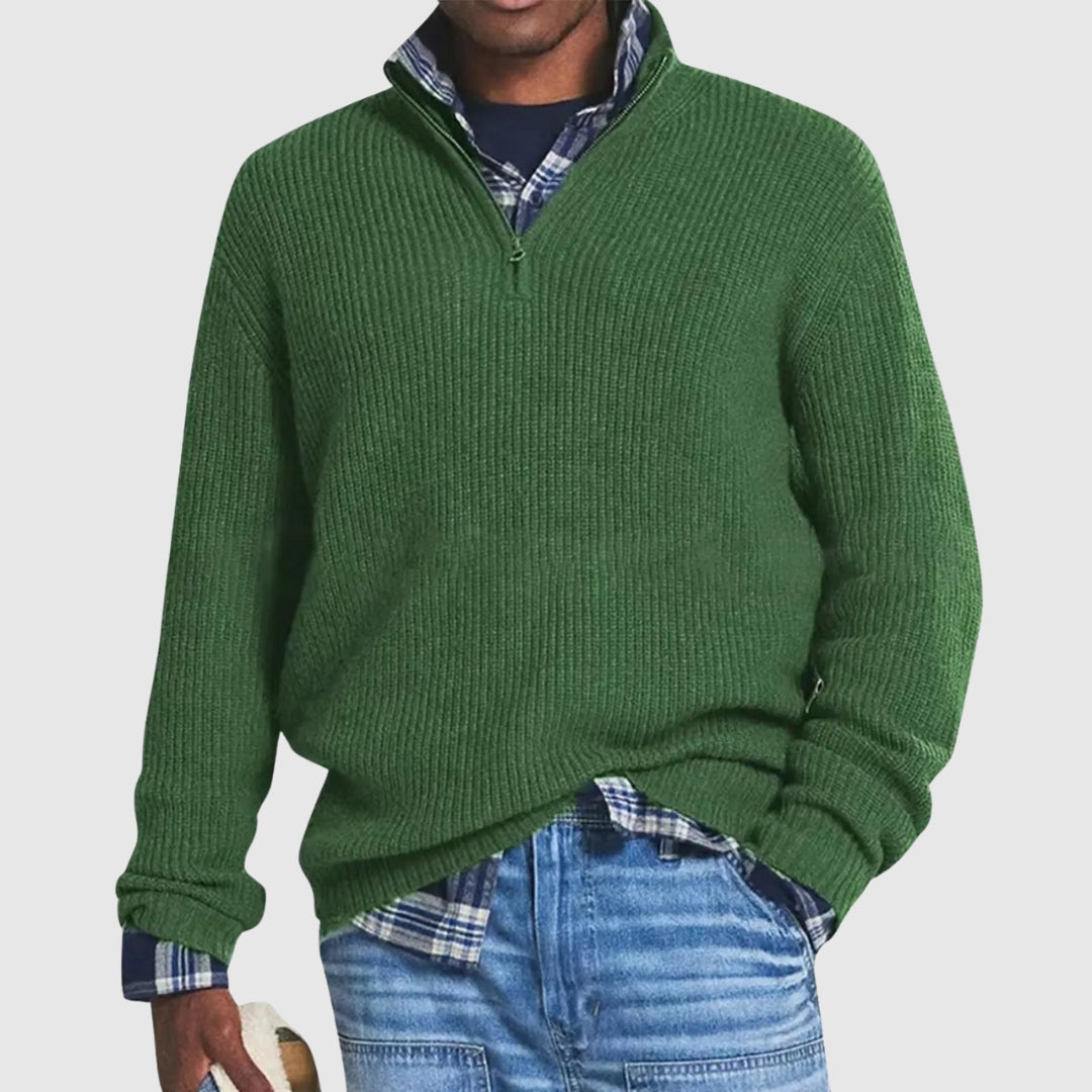 Louis™ | Pull Moderne à Quart de Zip