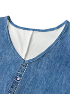 Hélène™ | Robe en denim rétro