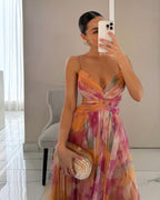 Claudia™ | Robe Maxi Élégance Florale (ÉDITION LIMITÉE!)