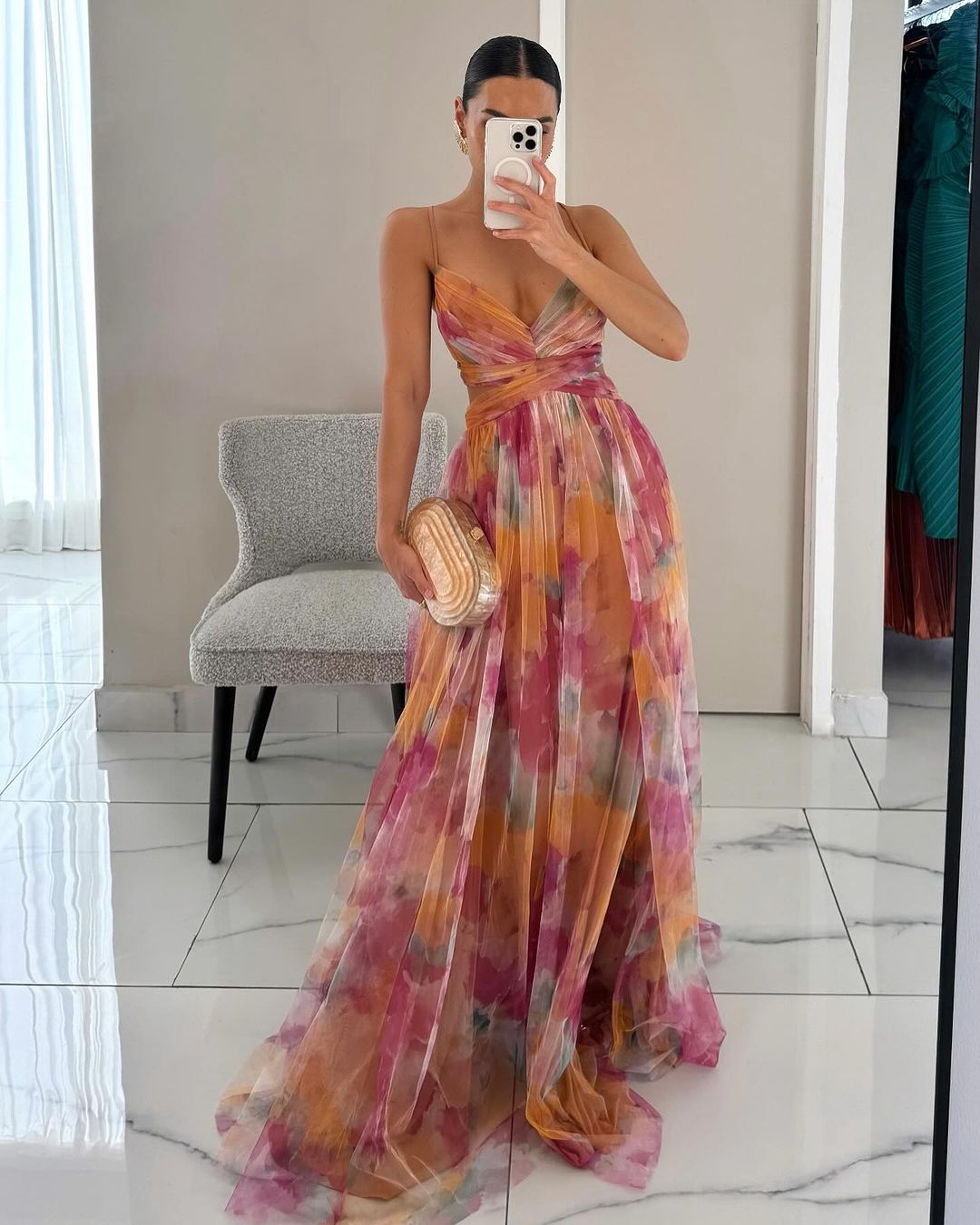 Claudia™ | Robe Maxi Élégance Florale (ÉDITION LIMITÉE!)
