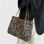 Valérie | Grand sac avec un élégant imprimé léopard