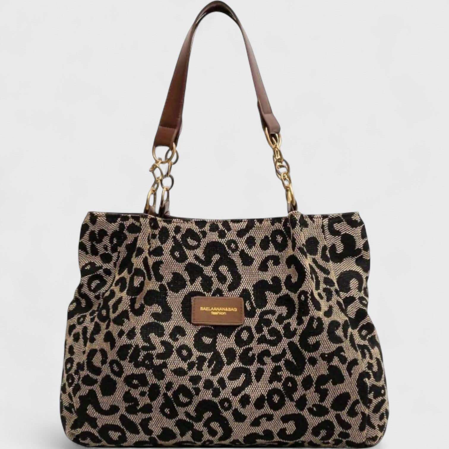 Valérie | Grand sac avec un élégant imprimé léopard