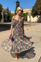 Louise™  | Robe Maxi de Fête Élégante à Col V