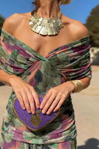 Louise™  | Robe Maxi de Fête Élégante à Col V