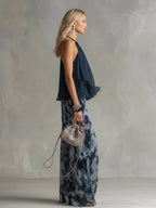 Élise | Ensemble élégant et léger avec top fluide et pantalons larges