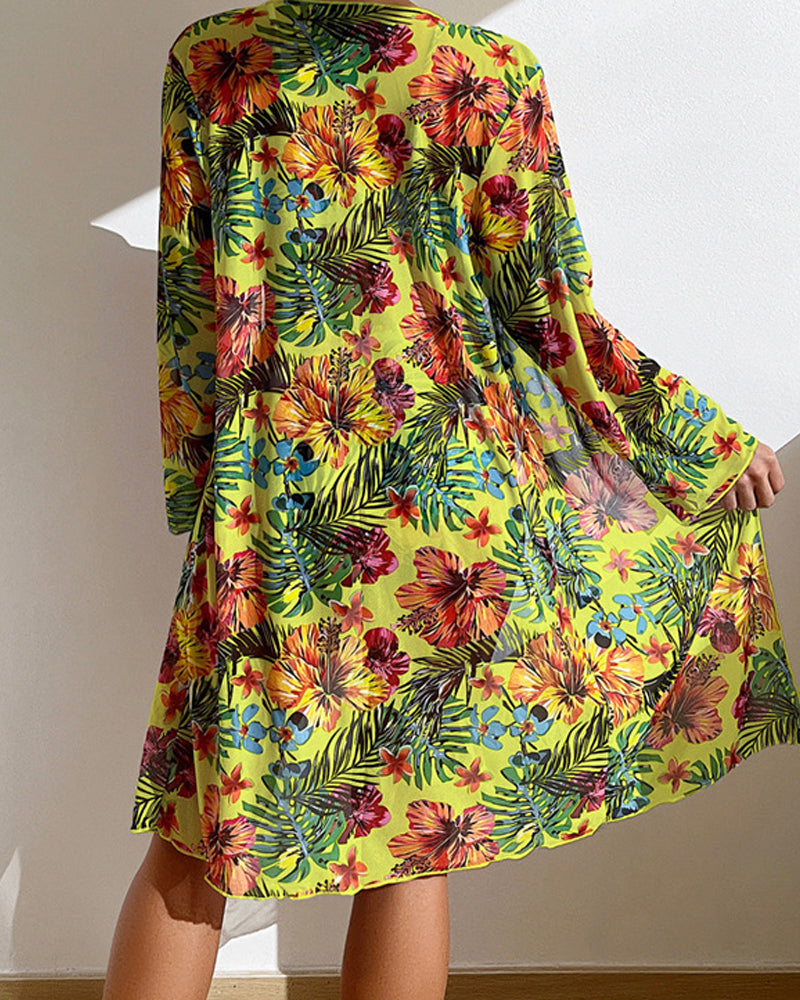 Glenda – Bikini avec jupe florale