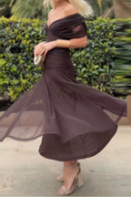 Louise™  | Robe Maxi de Fête Élégante à Col V