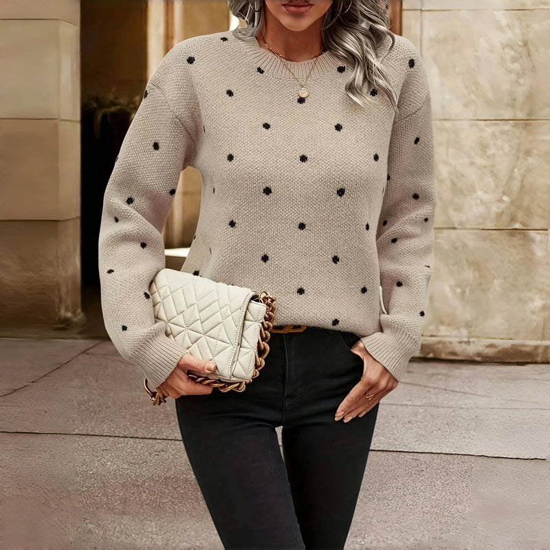 Noémie™ | Élégant Pull à Pois