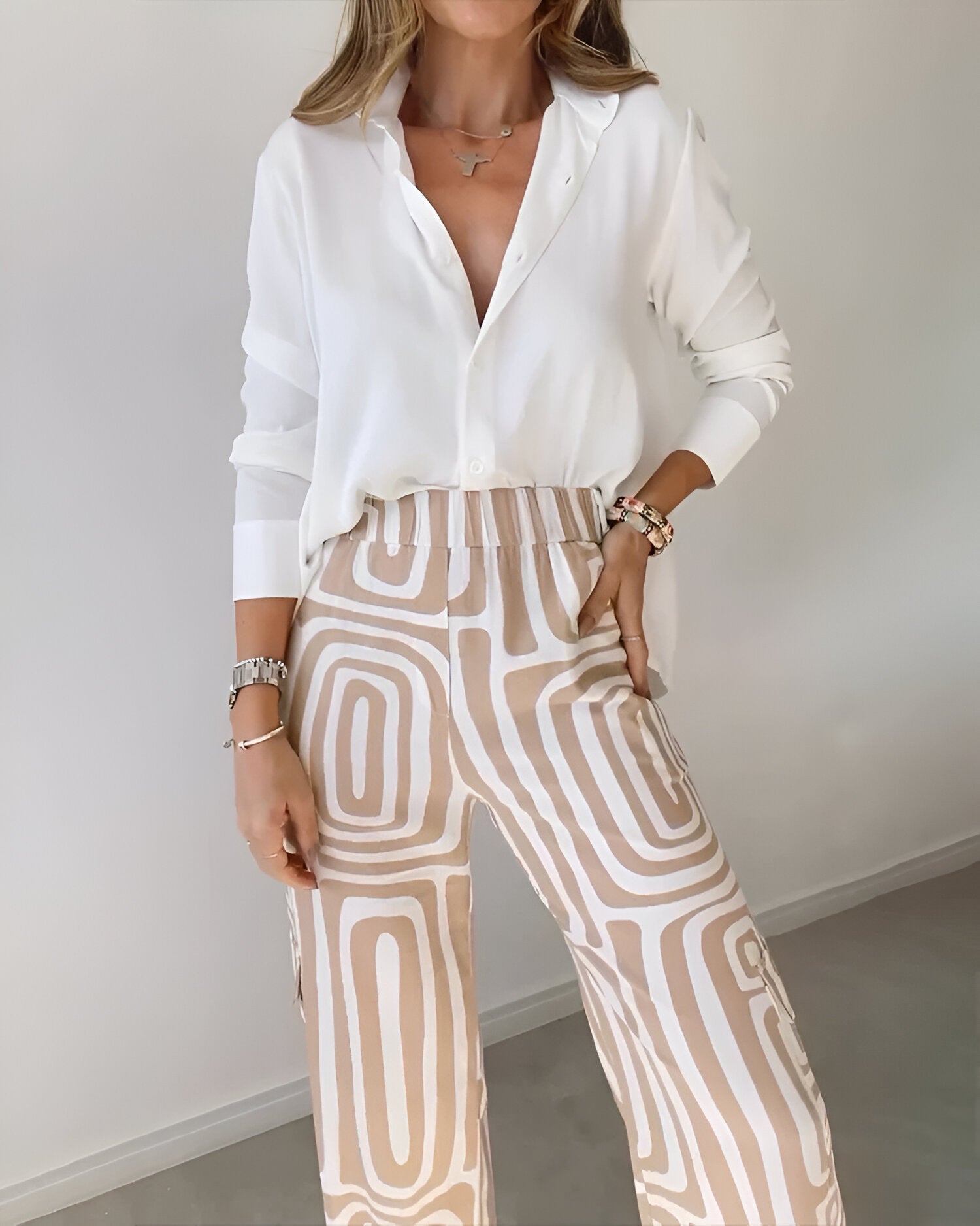 Isaline™ | Ensemble Deux Pièces Élégant avec Blouse Offerte