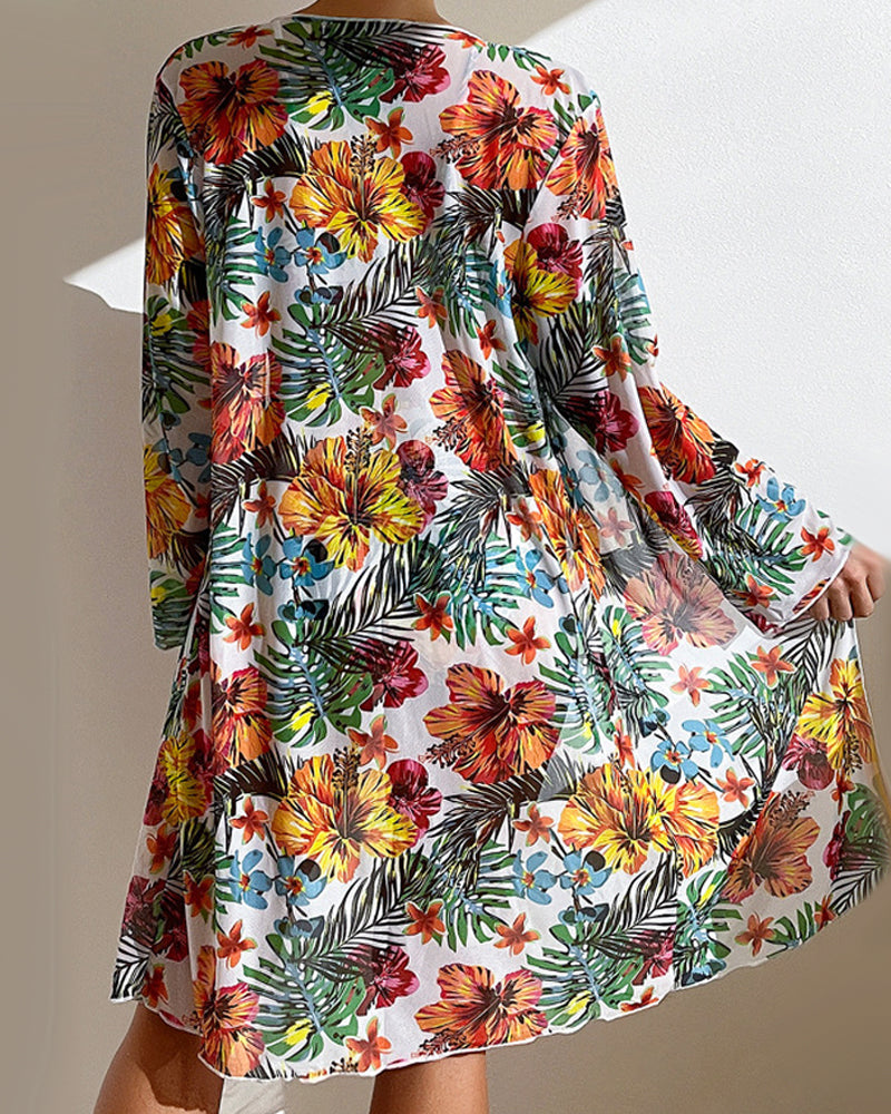 Glenda – Bikini avec jupe florale
