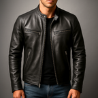 Marc | Veste en cuir vintage