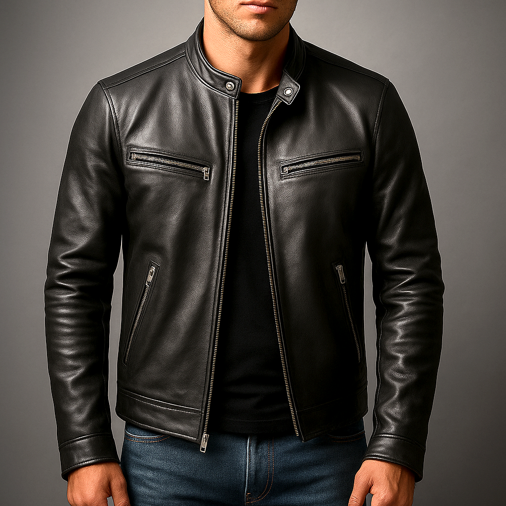 Marc | Veste en cuir vintage