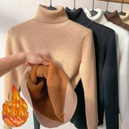 Delphine™ | Pull Luxe Col Roulé Doublé en Fleece