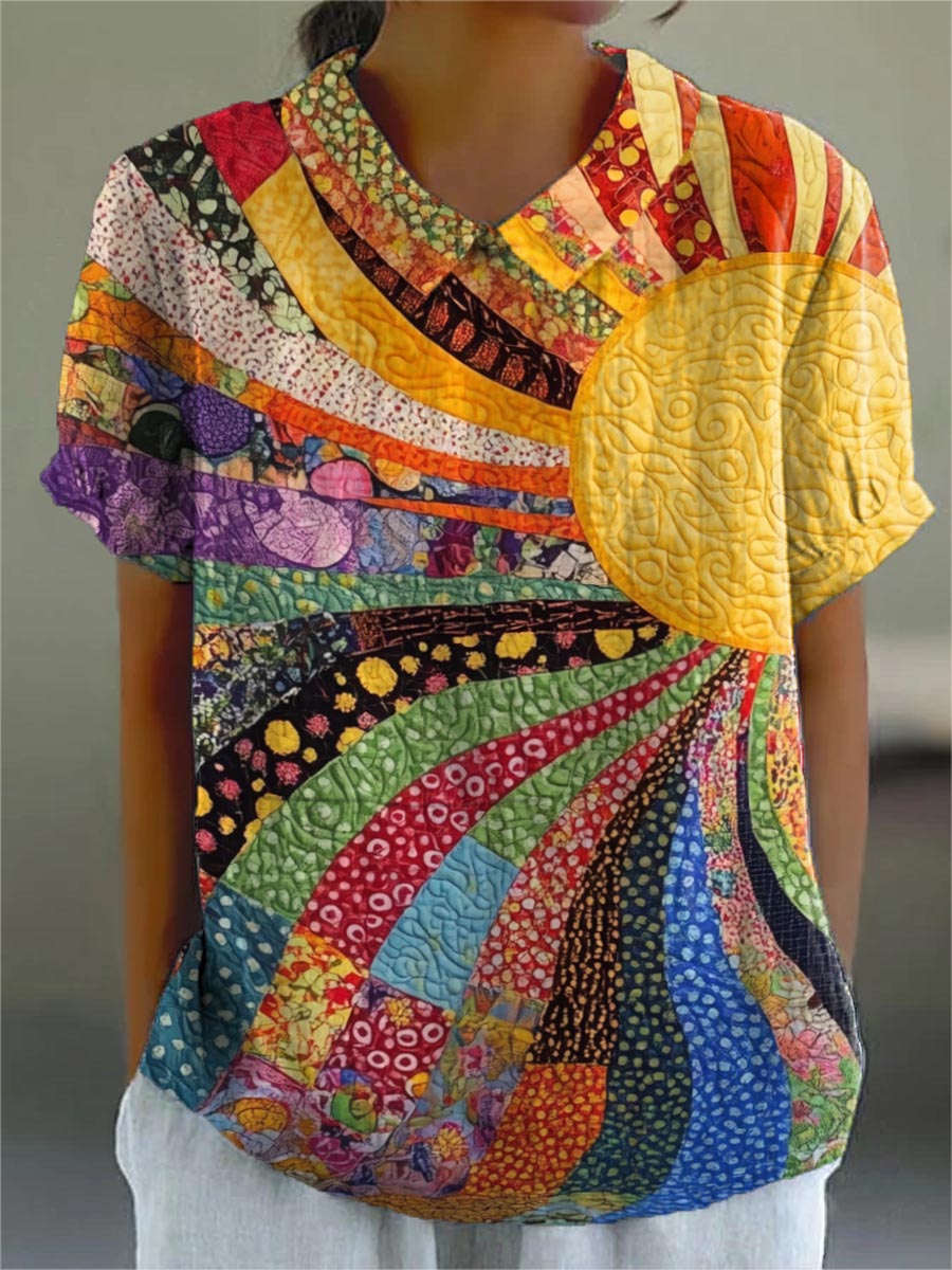 Maine | Chemise Patchwork Rayonnante