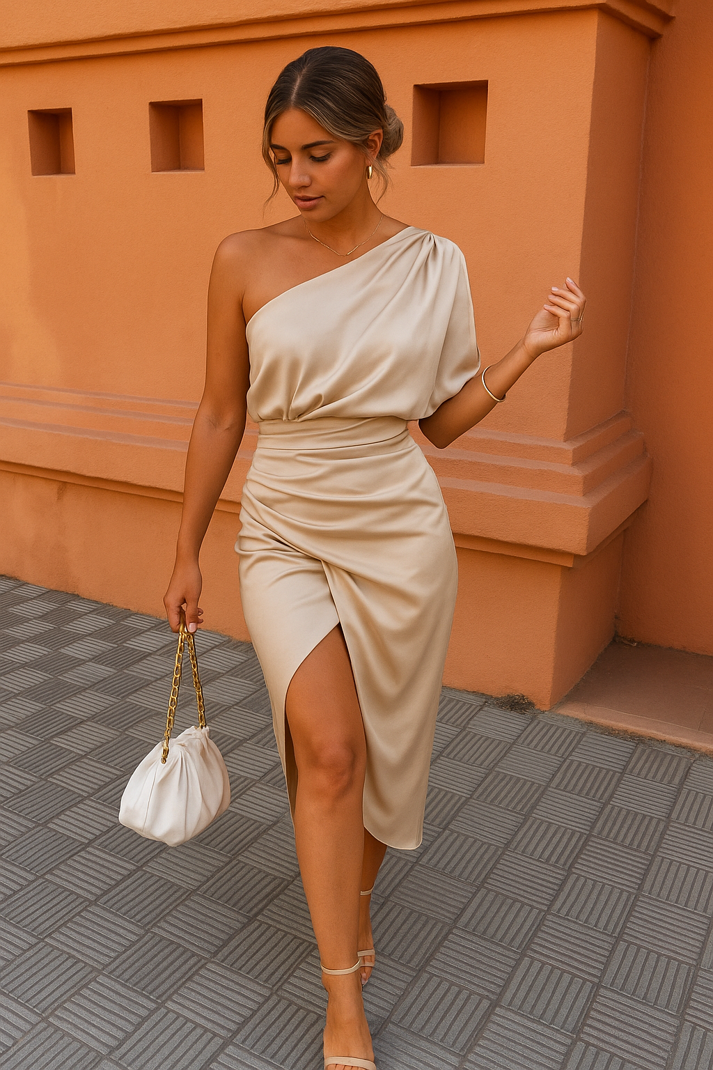 Daphné™ | Robe asymétrique à une épaule