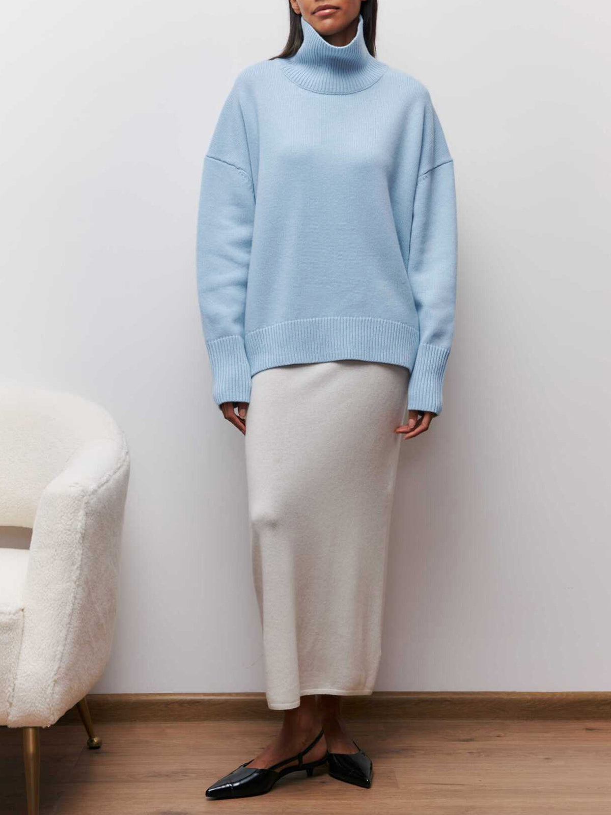 Cassie™ | Pull Col Roulé Oversize