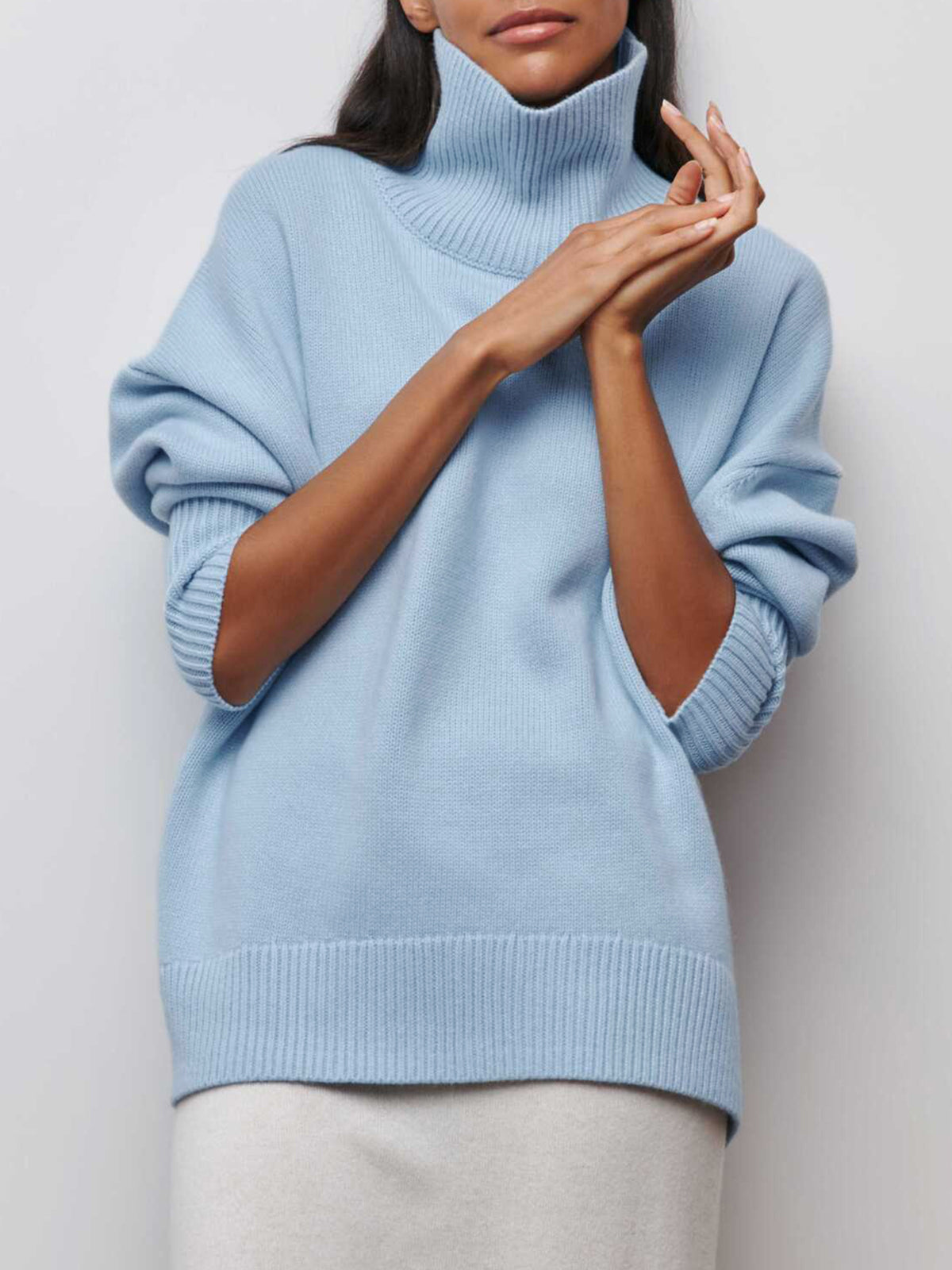 Cassie™ | Pull Col Roulé Oversize