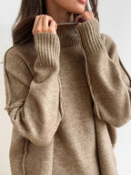Delia™ | Ensemble Tricoté à Col Roulé