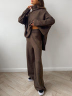 Delia™ | Ensemble Tricoté à Col Roulé