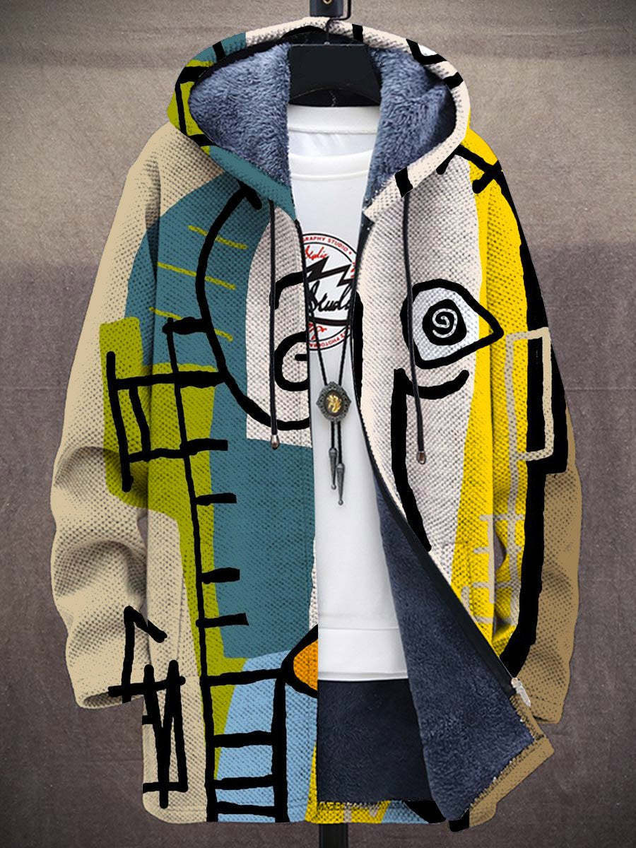 Bindi™ | Cardigan luxueux inspiré de l'art + fermeture éclair