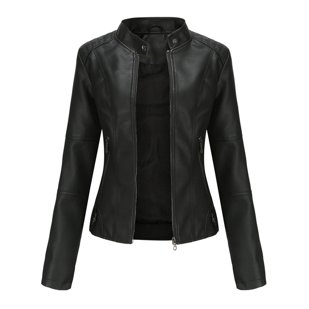 Milena™ | Veste en Cuir Élégante