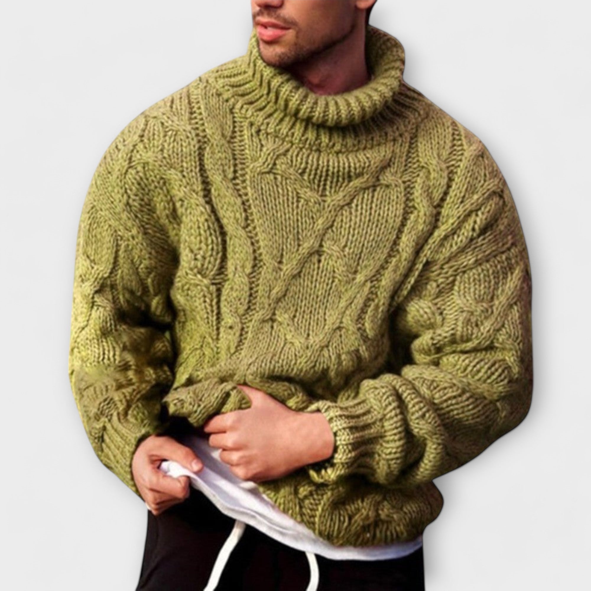 Raphaël™ | Pull en Laine Tressée Premium pour Homme