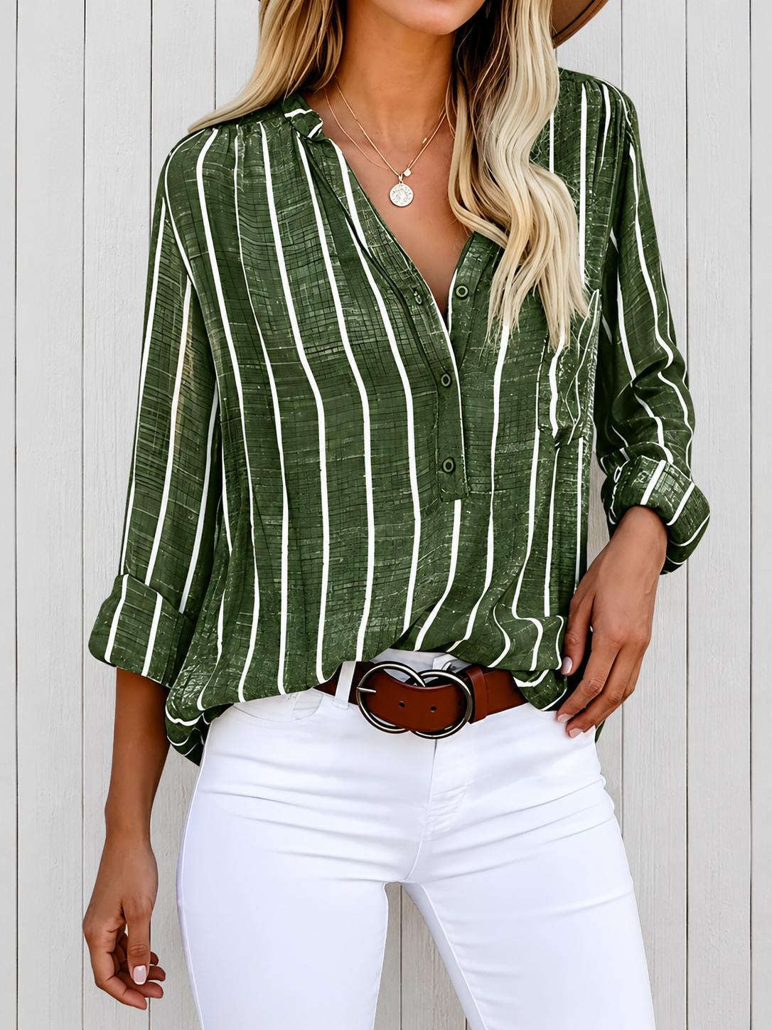 Lilac™ | Blouse rayée élégante