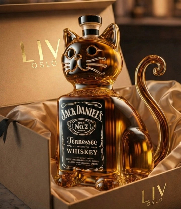 Bouteille de Whisky - Édition Chat