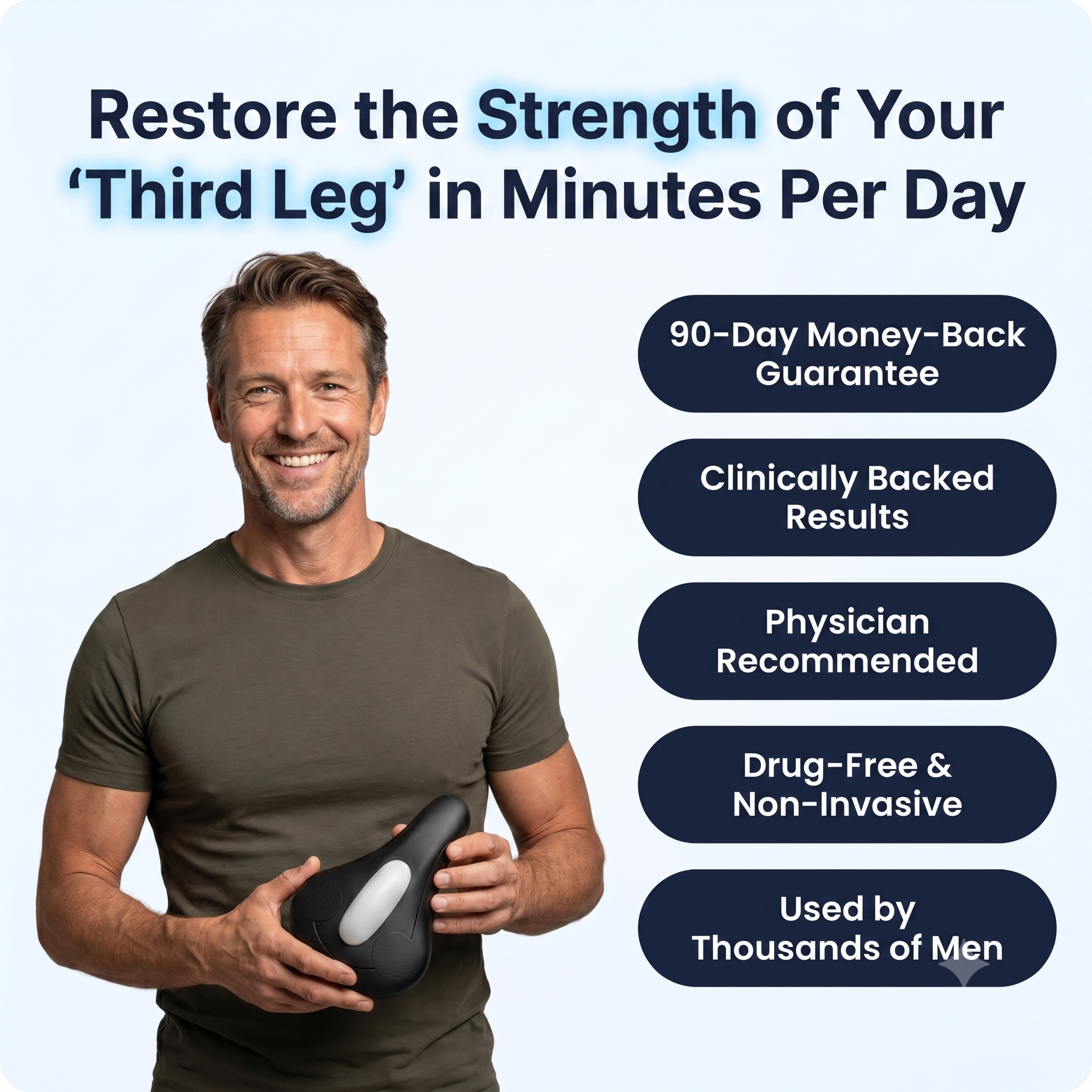 Intensa Rise™ | Pelvic Floor Trainer for Enhanced Male Performance