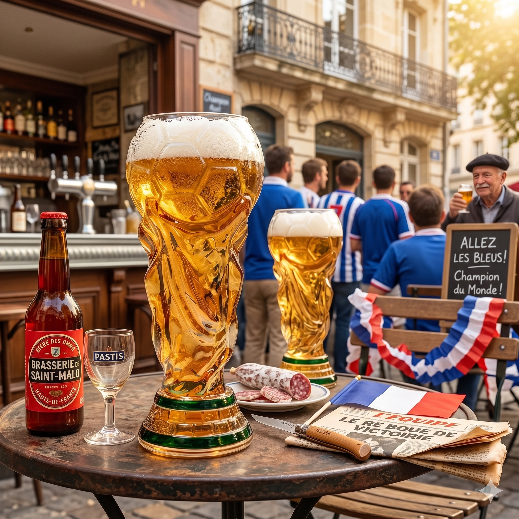 🏆 Verre à Bière Coupe du Monde – UNIQUEMENT AUJOURD'HUI : 1+1 GRATUIT – Le cadeau ultime pour les supporters !