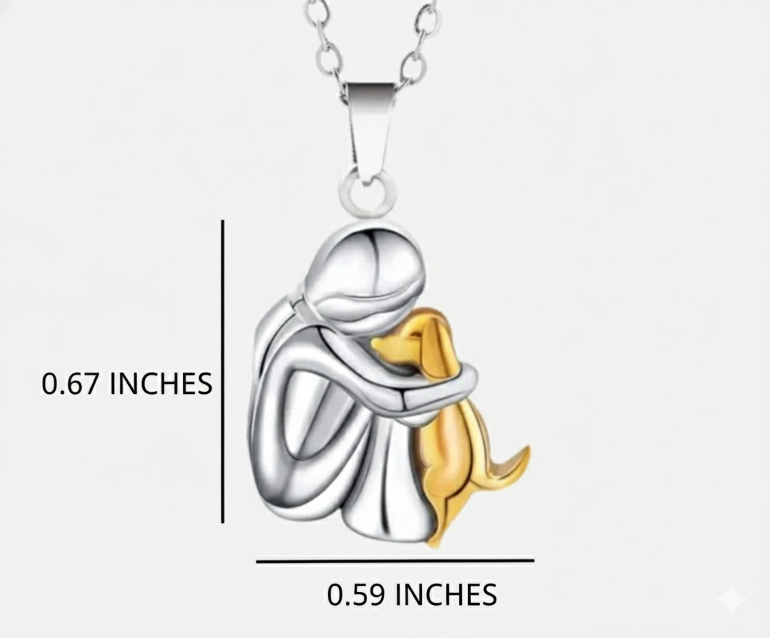 Olivia™ – Collier avec pendentif en forme de chien (1 acheté, 1 GRATUIT)