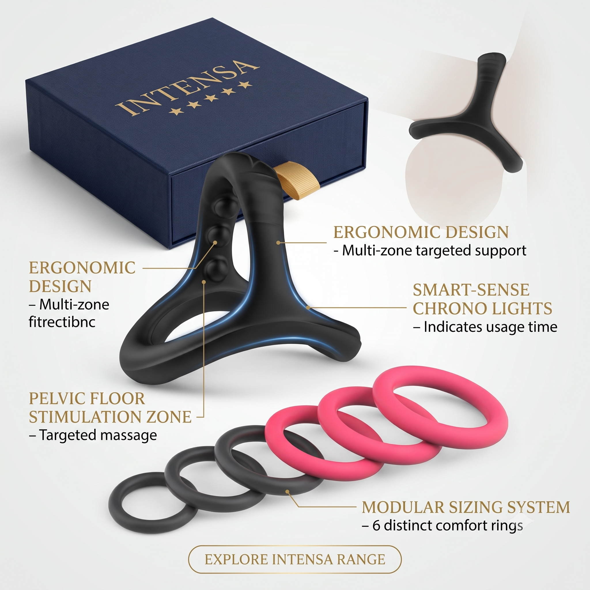 Intensa™ | Silicone Rings for Longer-Lasting Performance