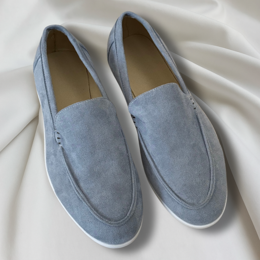 Leo™| Élégants mocassins en cuir suédé